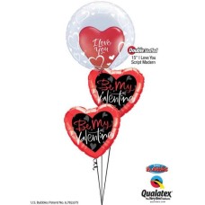 Bukiet 772 â€žBe Mineâ€ Valentine Qualatex #29505 29005 78537-2